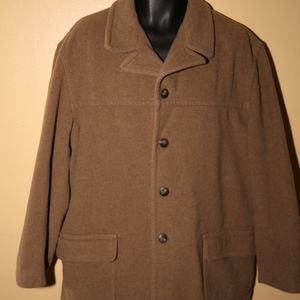 Perry Ellis Mens Wool Coat Sz. Large